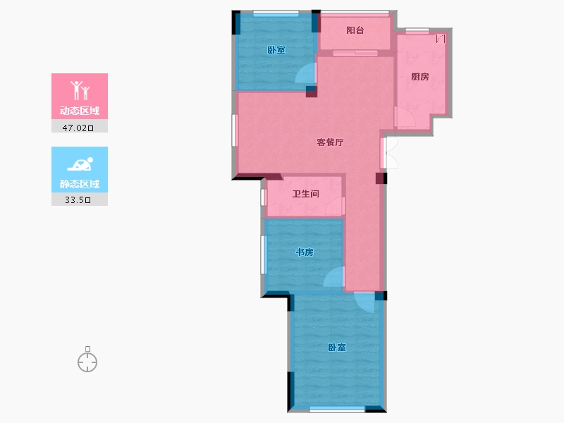 浙江省-衢州市-润城・梅林印象-72.02-户型库-动静分区