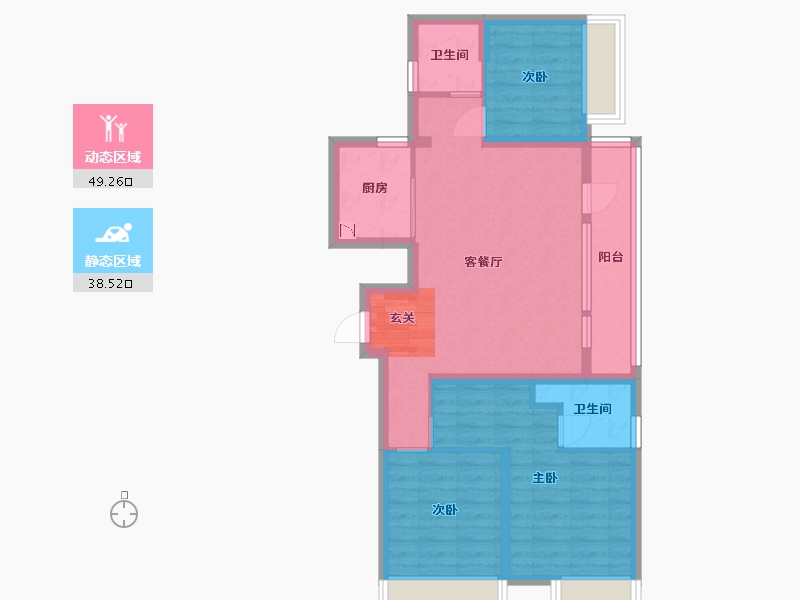 山东省-青岛市-西海岸・创新科技城-77.31-户型库-动静分区