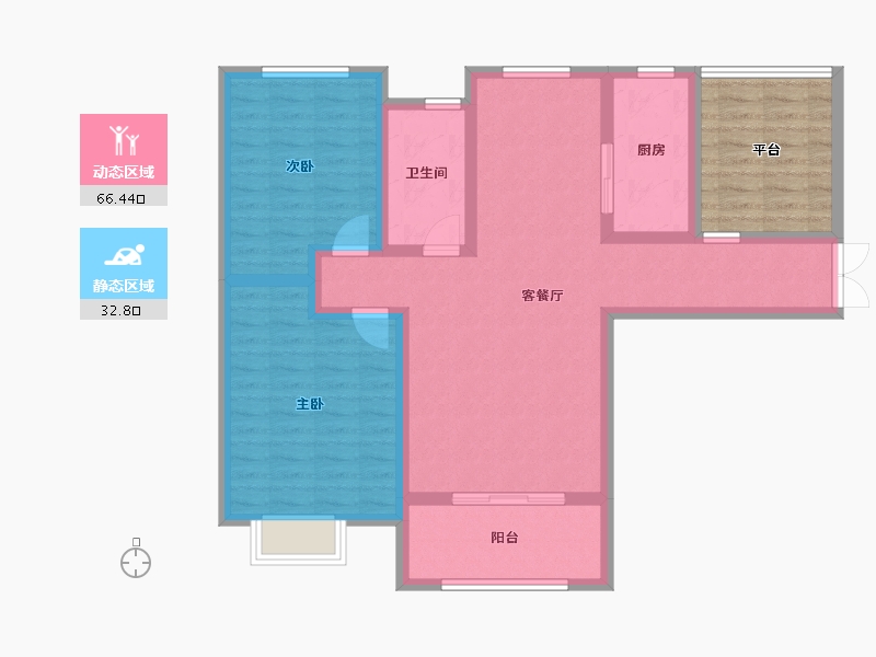 河南省-洛阳市-君河湾・领潮-97.86-户型库-动静分区