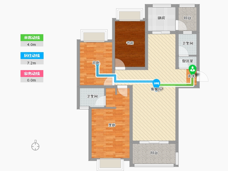 山东省-枣庄市-世好国际花园-93.03-户型库-动静线