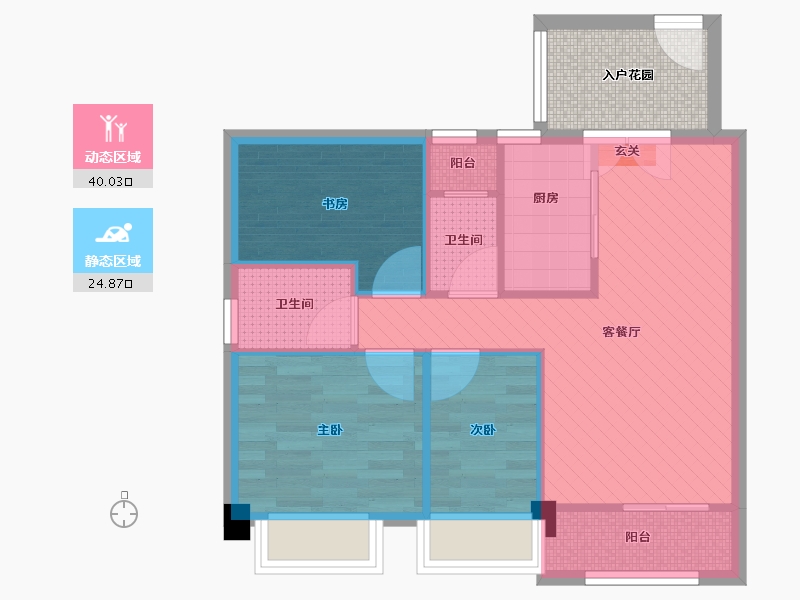 广西壮族自治区-柳州市-风情港-62.35-户型库-动静分区