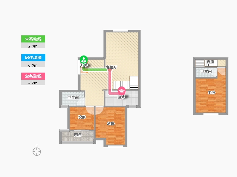 浙江省-杭州市-野风启程-79.45-户型库-动静线