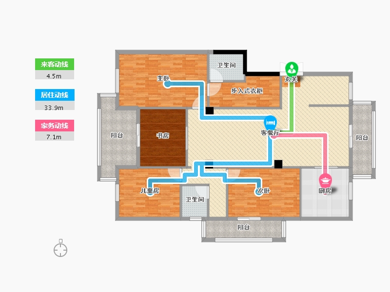 福建省-福州市-长乐-163.52-户型库-动静线