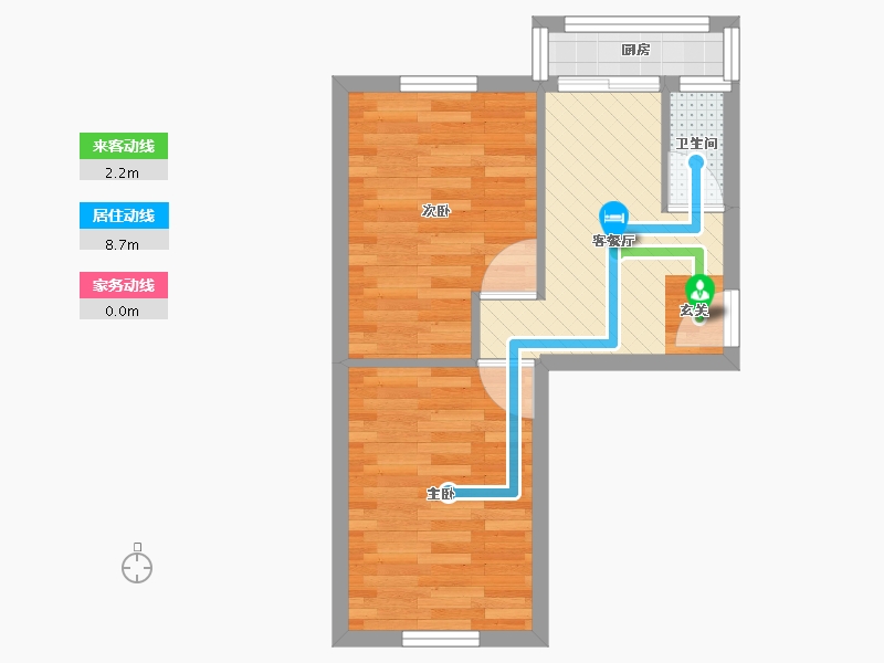 辽宁省-大连市-沙城街-34.80-户型库-动静线