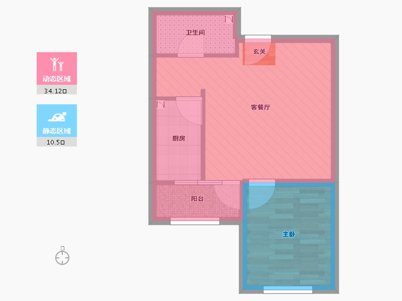 北京-北京市-张各长两限房-38.90-户型库-动静分区