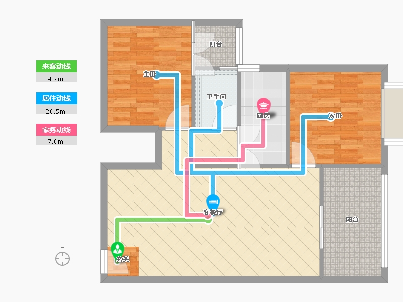 四川省-成都市-紫东锦源-73.46-户型库-动静线