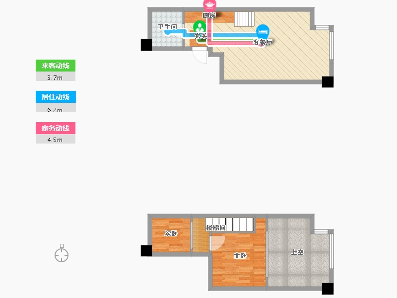 辽宁省-沈阳市-华樾新南站城市广场-63.00-户型库-动静线