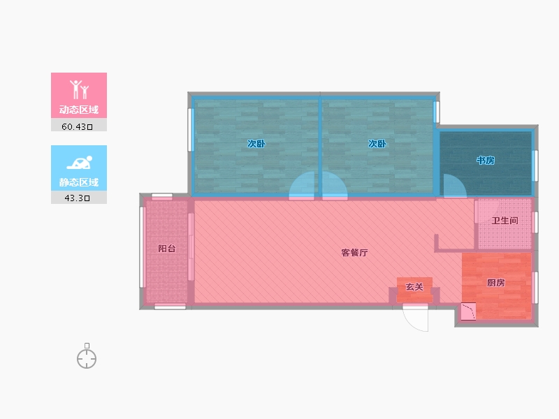 江苏省-盐城市-一品世家-92.80-户型库-动静分区