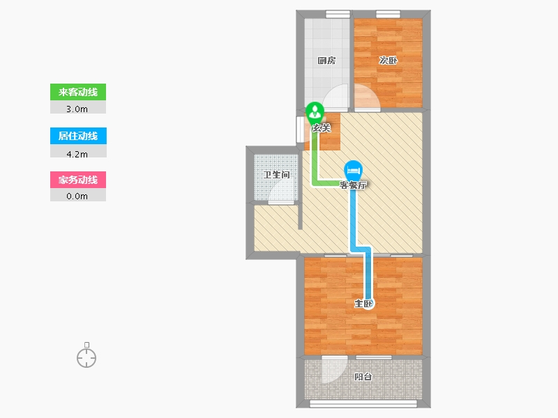 北京-北京市-石园东区-51.29-户型库-动静线