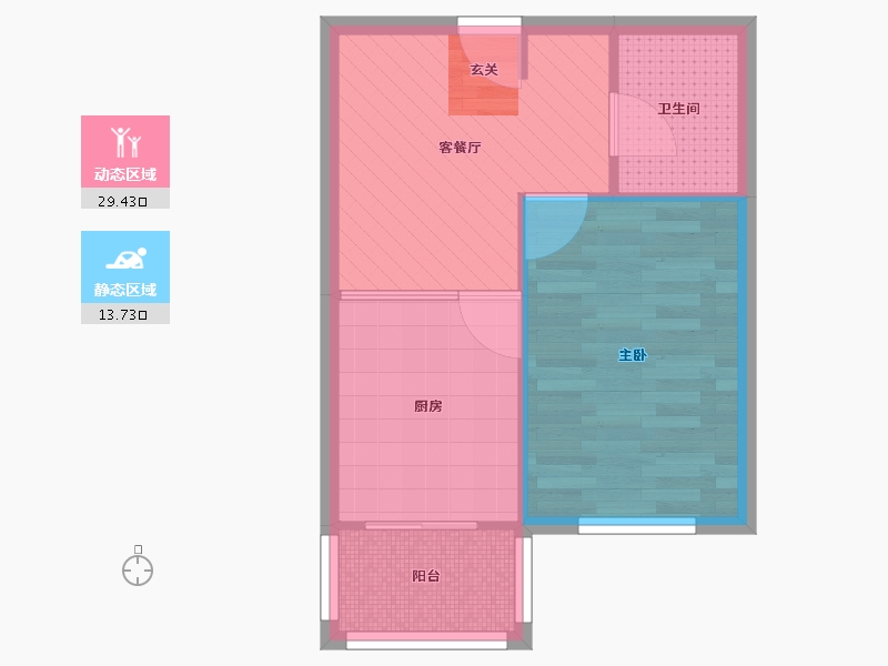 天津-天津市-康华里-38.05-户型库-动静分区