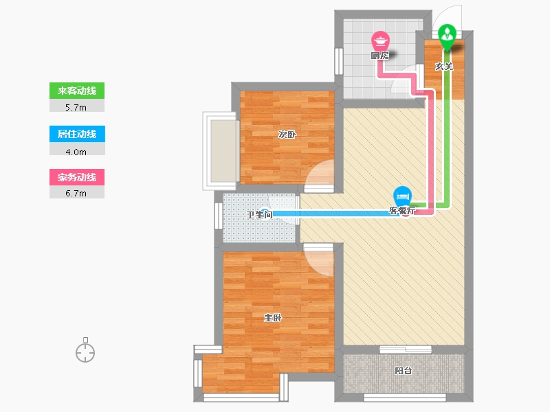 河北省-廊坊市-宏达家园-62.26-户型库-动静线