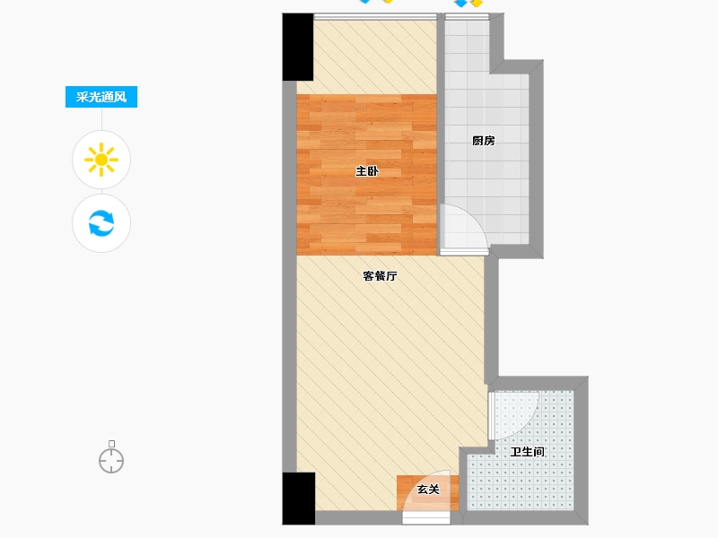 河南省-郑州市-和园财富广场-34.57-户型库-采光通风