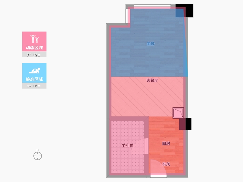 江苏省-苏州市-汇萃商业广场-33.35-户型库-动静分区