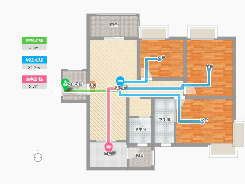 湖南省-株洲市-华府龙苑-96.22-户型库-动静线