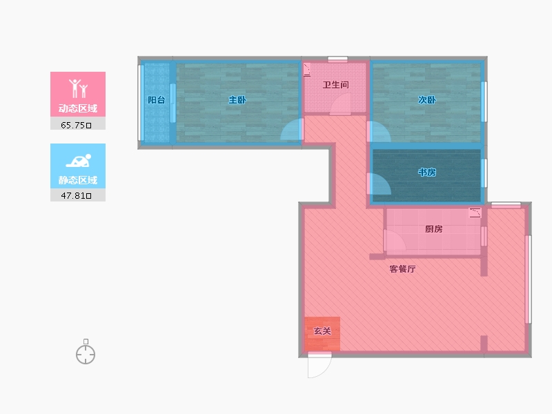 山西省-晋城市-文景苑-99.97-户型库-动静分区