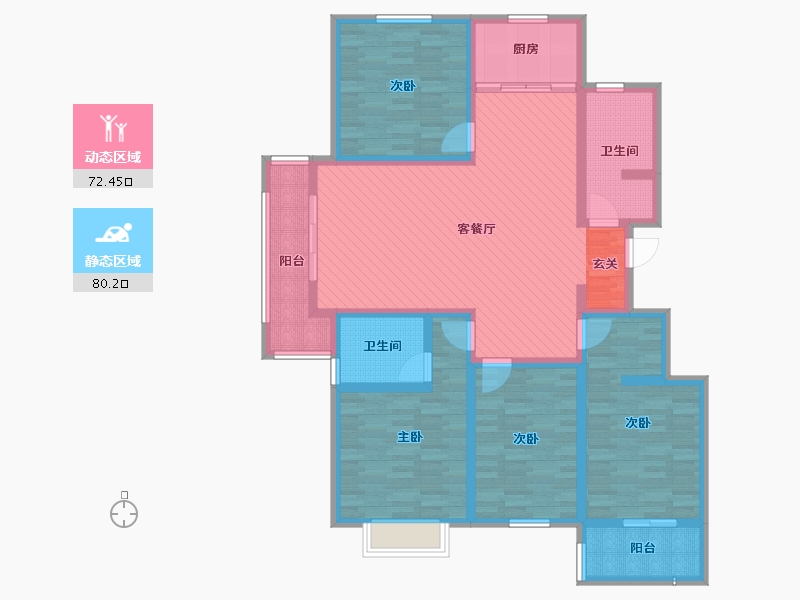 山东省-潍坊市-源墅-133.00-户型库-动静分区