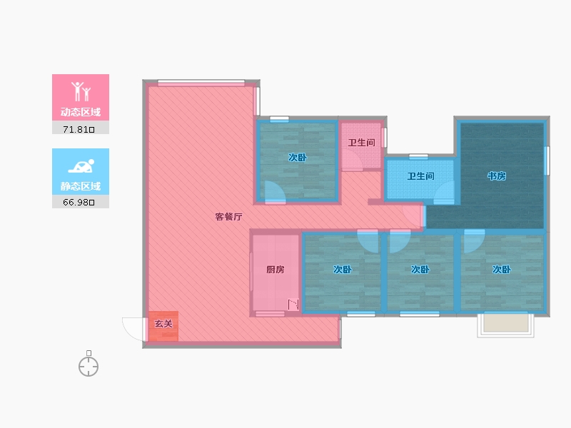 广西壮族自治区-河池市-安泰园-121.47-户型库-动静分区