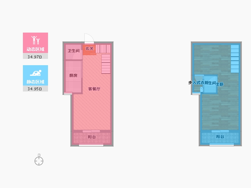 陕西省-西安市-乔布斯-60.57-户型库-动静分区