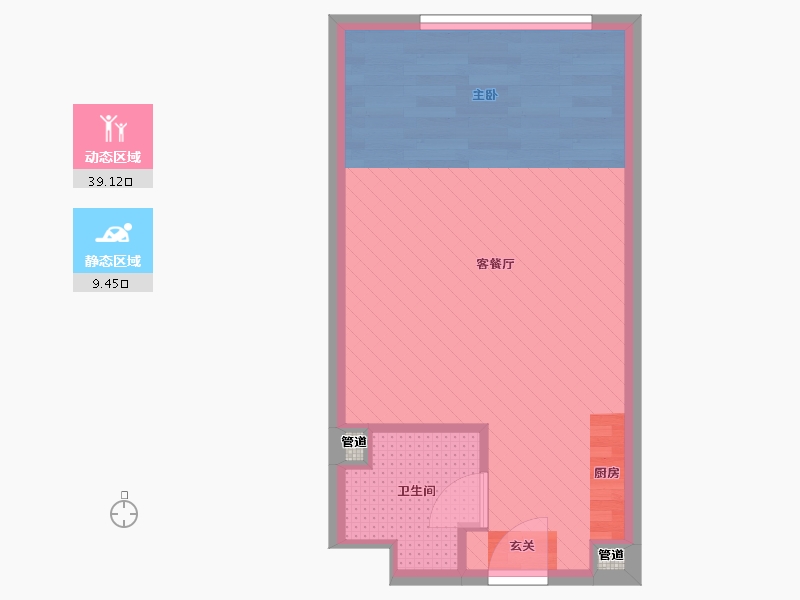 浙江省-杭州市-空港新天地-35.89-户型库-动静分区