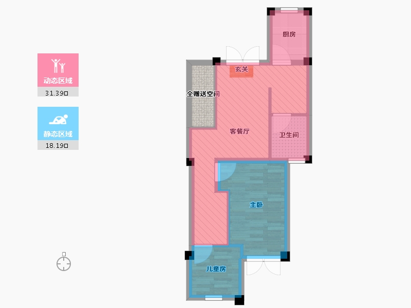 四川省-成都市-青城神韵-45.57-户型库-动静分区