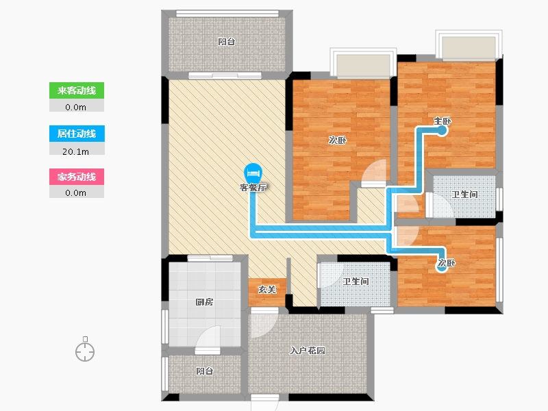 四川省-宜宾市-寅吾大龙城-106.20-户型库-动静线