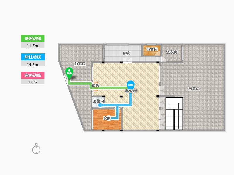 四川省-成都市-芙蓉青城-309.66-户型库-动静线