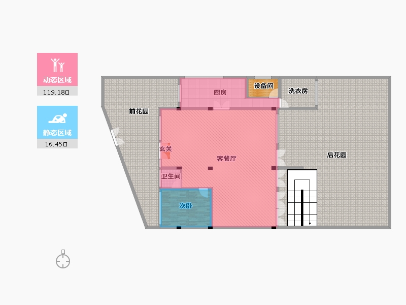 四川省-成都市-芙蓉青城-309.66-户型库-动静分区