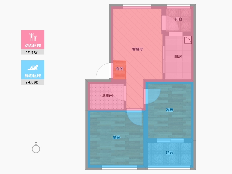 浙江省-嘉兴市-云和景苑-41.86-户型库-动静分区