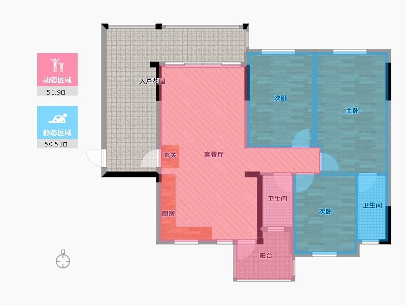 广西壮族自治区-柳州市-侗乡现代城-114.80-户型库-动静分区