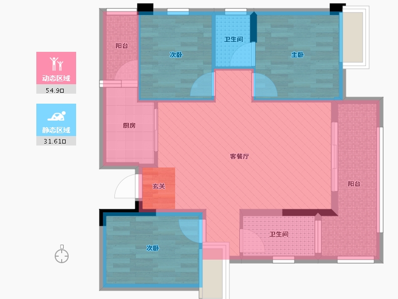 广东省-云浮市-广兴新城-75.59-户型库-动静分区