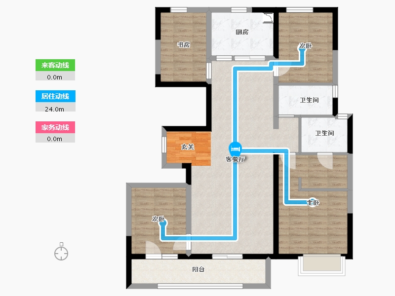 河北省-石家庄市-海亮德文郡-107.70-户型库-动静线