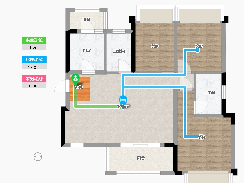 四川省-成都市-越秀亲爱里-77.23-户型库-动静线