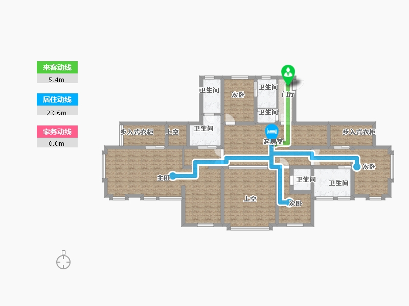 河北省-邯郸市-鑫公馆-139.99-户型库-动静线