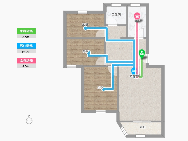 广东省-深圳市-桂园-57.48-户型库-动静线