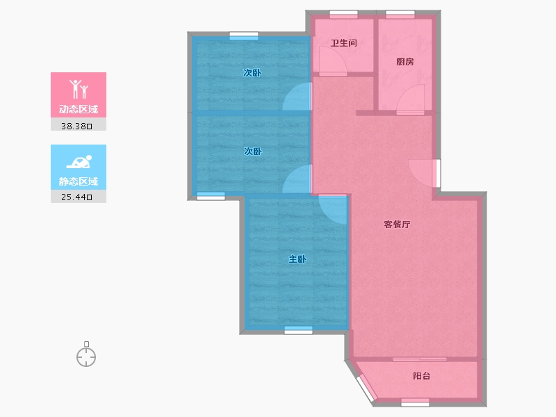 广东省-深圳市-桂园-57.48-户型库-动静分区