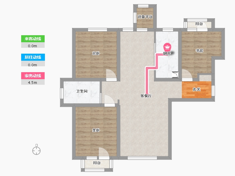 河北省-石家庄市-奥园城央云庭-81.78-户型库-动静线