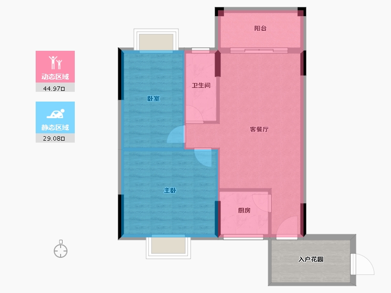 广西壮族自治区-北海市-听海一品-74.27-户型库-动静分区