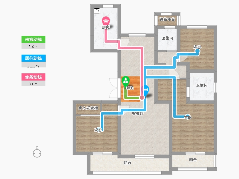 河北省-承德市-君御府-90.12-户型库-动静线