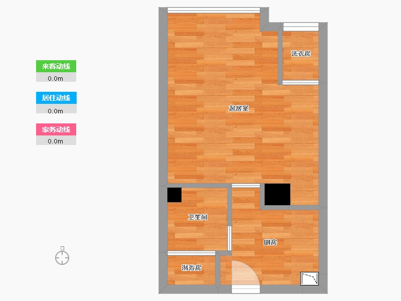 江西省-南昌市-玉河明珠-南20栋-29.86-户型库-动静线