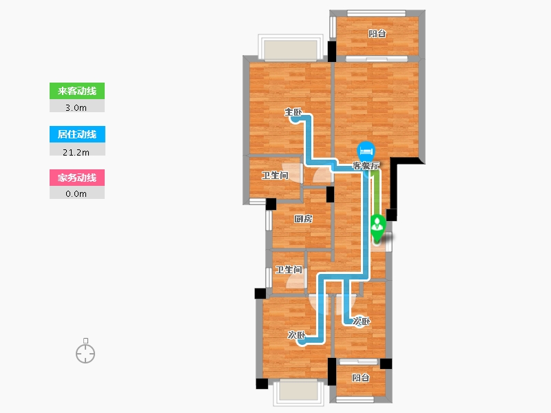 福建省-三明市-建发玺院-71.06-户型库-动静线