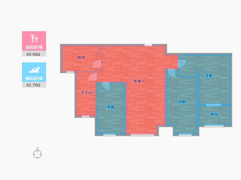 河北省-保定市-星河源A区-117.37-户型库-动静分区