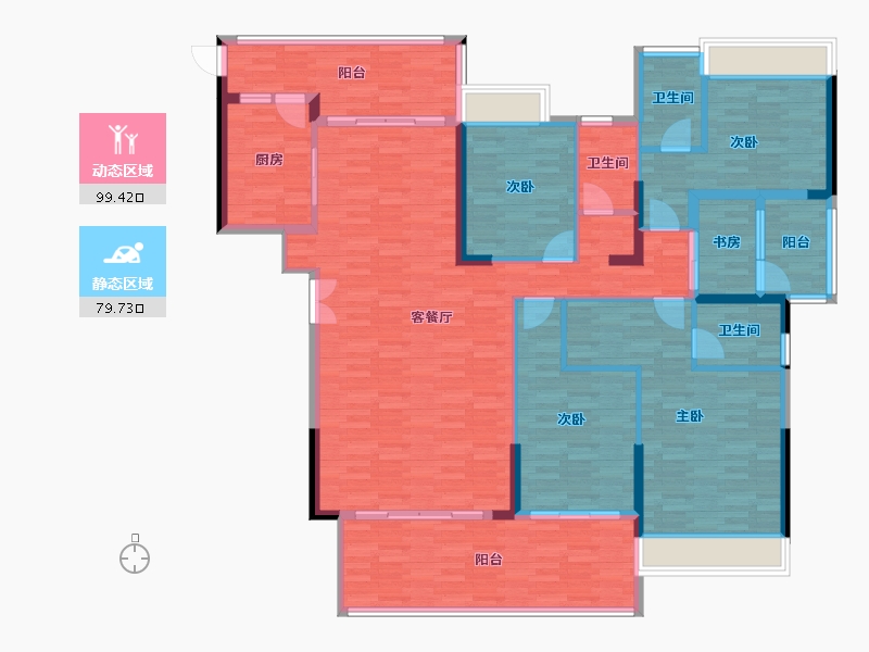 广东省-河源市-百盛广场-163.01-户型库-动静分区