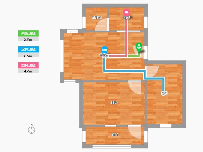 广东省-广州市-文船生活区-51.20-户型库-动静线