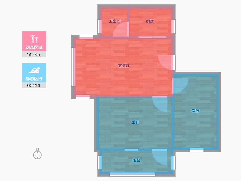 广东省-广州市-文船生活区-51.20-户型库-动静分区