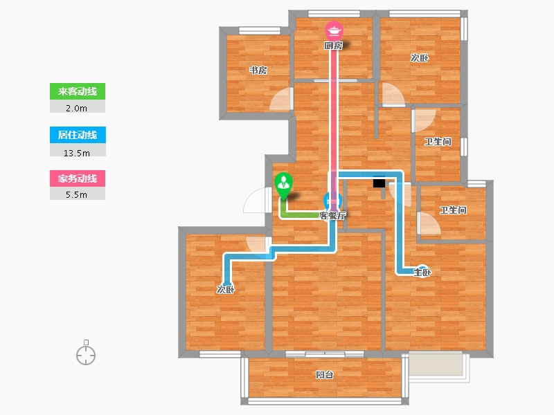 浙江省-衢州市-德信君宸-91.49-户型库-动静线