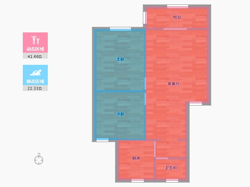 四川省-成都市-新光华文景苑-58.00-户型库-动静分区