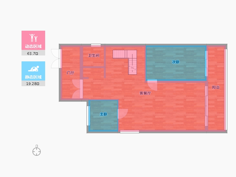 江西省-南昌市-保利半山-75.47-户型库-动静分区