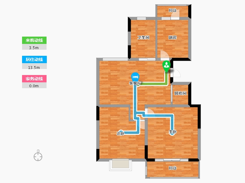 江苏省-常州市-滨江明珠城-93.01-户型库-动静线