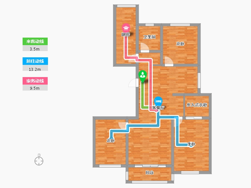 江苏省-南通市-城市一品-102.82-户型库-动静线