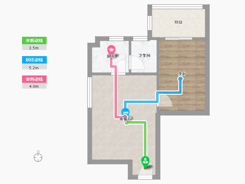 广东省-广州市-紫荆花园-38.00-户型库-动静线